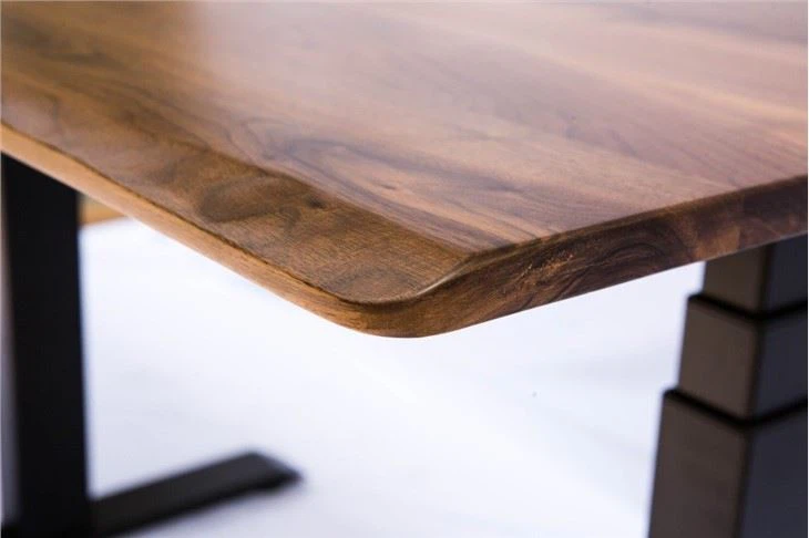 China Solid Black Walnut Live Edge Office Table Top 30x48x0.8'' Manufacturers