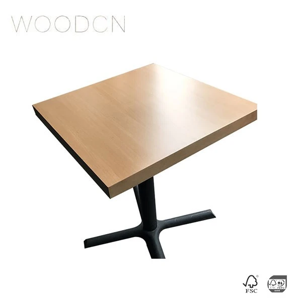Walnut Wood Leather Dining Table Top