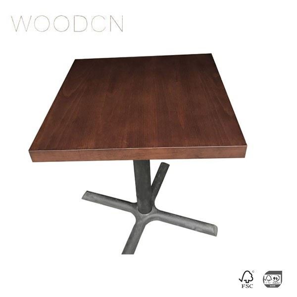 Veneer Beech Wood Dining Table Top Restaurant